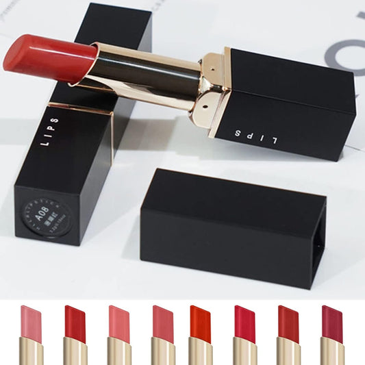 Revitalize Your Look with Our Non-Staining Red Lipstick and Liner Set - Perfect for Sensitive Skin!