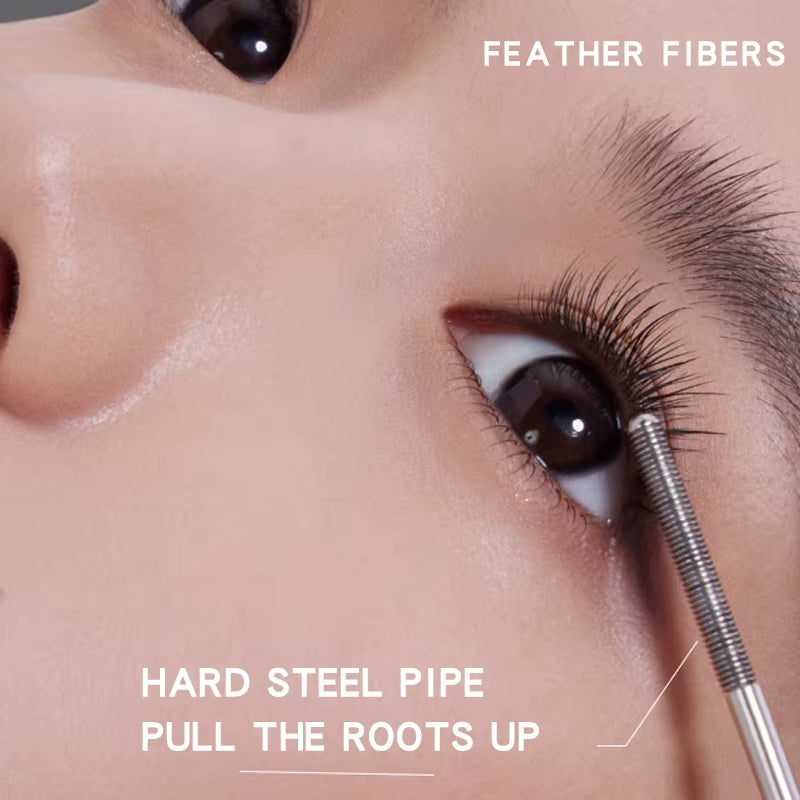 Waterproof 3D Lengthening Mascara Black Eyelash Extension Eye Lashs Brush Long-Wearing Silk Mascara Cosmetics Gift