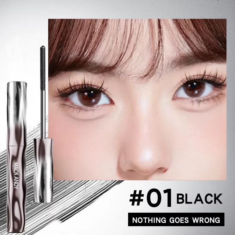 Waterproof 3D Lengthening Mascara Black Eyelash Extension Eye Lashs Brush Long-Wearing Silk Mascara Cosmetics Gift
