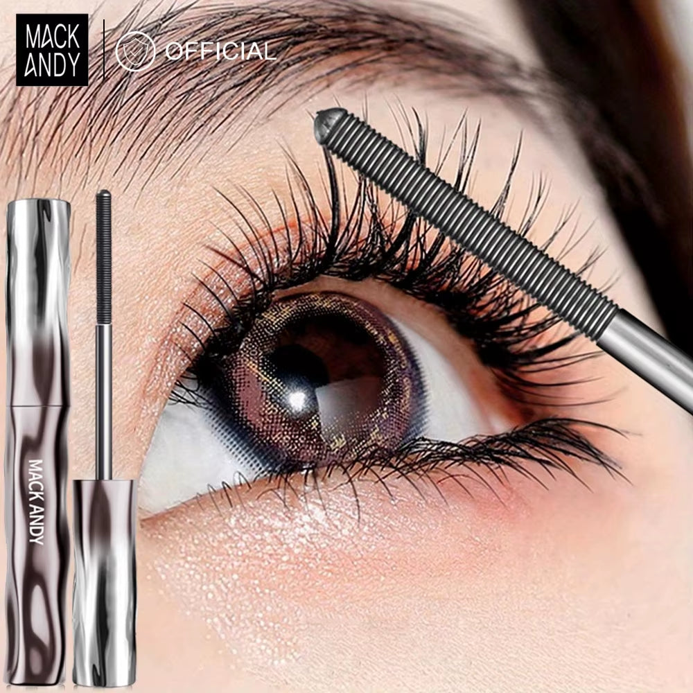 Waterproof 3D Lengthening Mascara Black Eyelash Extension Eye Lashs Brush Long-Wearing Silk Mascara Cosmetics Gift