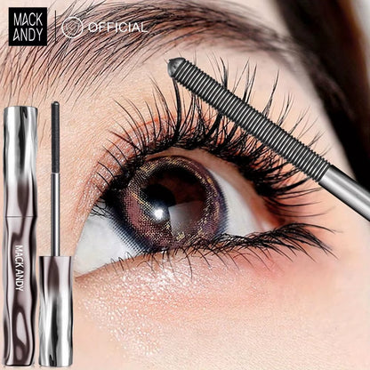 Waterproof 3D Lengthening Mascara Black Eyelash Extension Eye Lashs Brush Long-Wearing Silk Mascara Cosmetics Gift